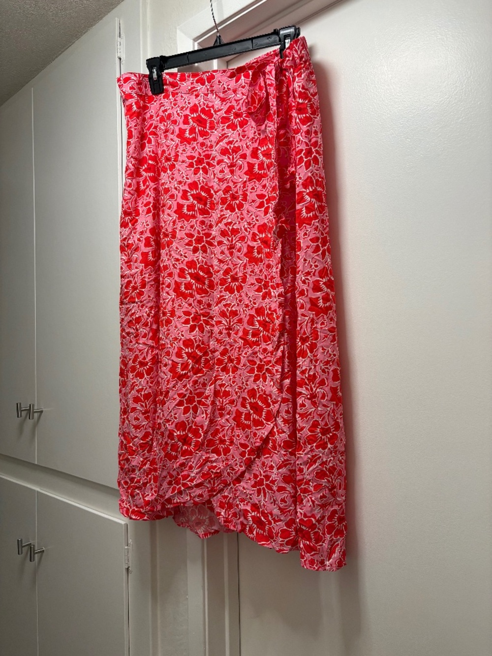 J. Crew floral faux-wrap skirt - size large - Picture 1 of 9